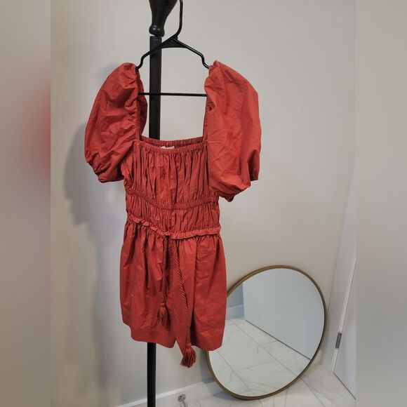 Ulla Johnson Alegria Poplin Playsuit Size 6 - Picture 1 of 5